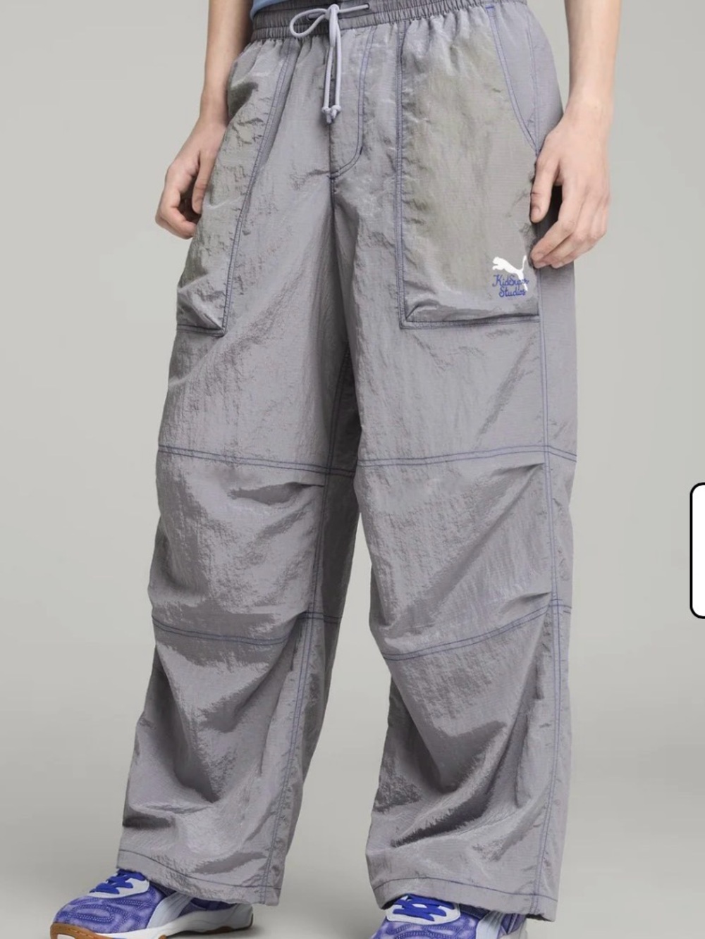 Men's PUMA X KIDSUPER PANTS(Gray Fog) Size XL